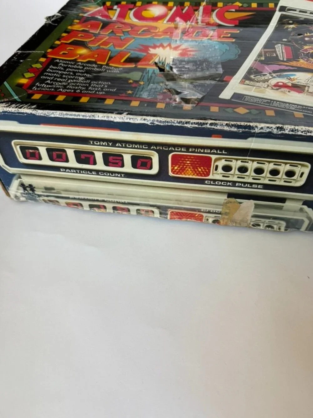 Atomic Arcade Pin Ball Vintage Game 1979 Tomy Japan Un-tested Portable Pinball